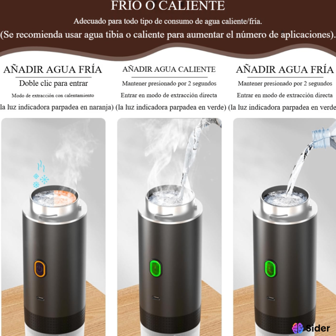 Cafetera Portátil sin Cable